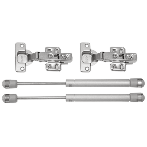Kaboodle Slimline Nickel Plated Cabinet Hinge Pack