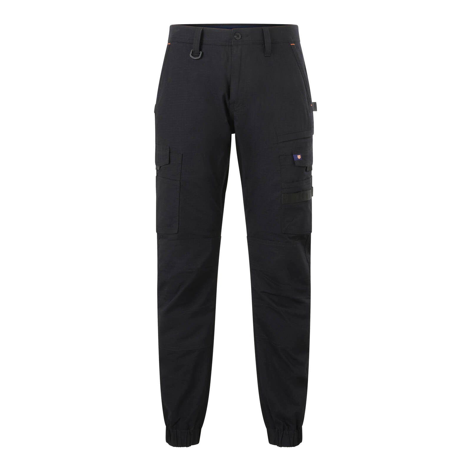 Citeco Black Cuffed Cargo Pant - Stretch Ripstop 235gsm, Size 102R