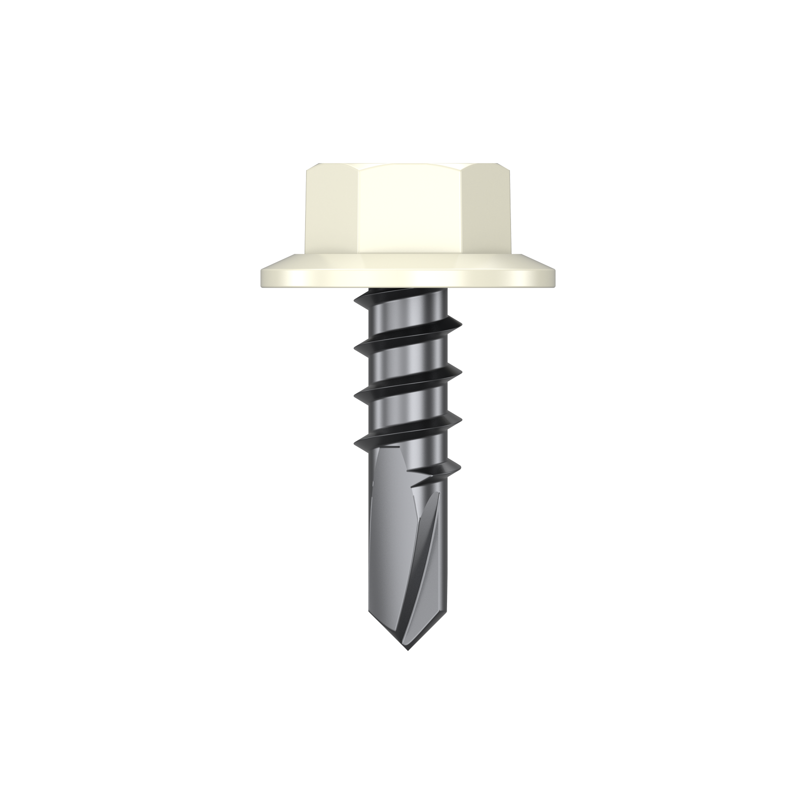 Bremick 10G x 16mm Metal Hex Screw, Surfmist B8 Drill Point Fine Thread - 100 Pack