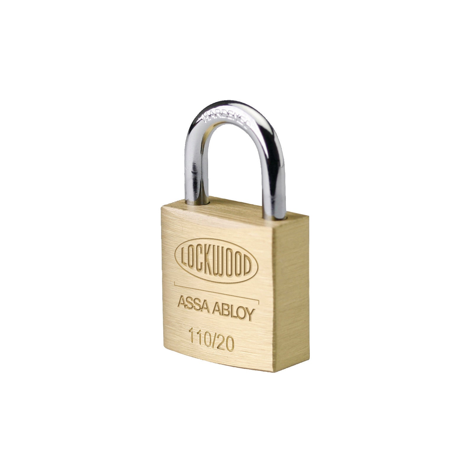 Lockwood 20mm Brass 110 Series Padlock Compact Keyed Lock