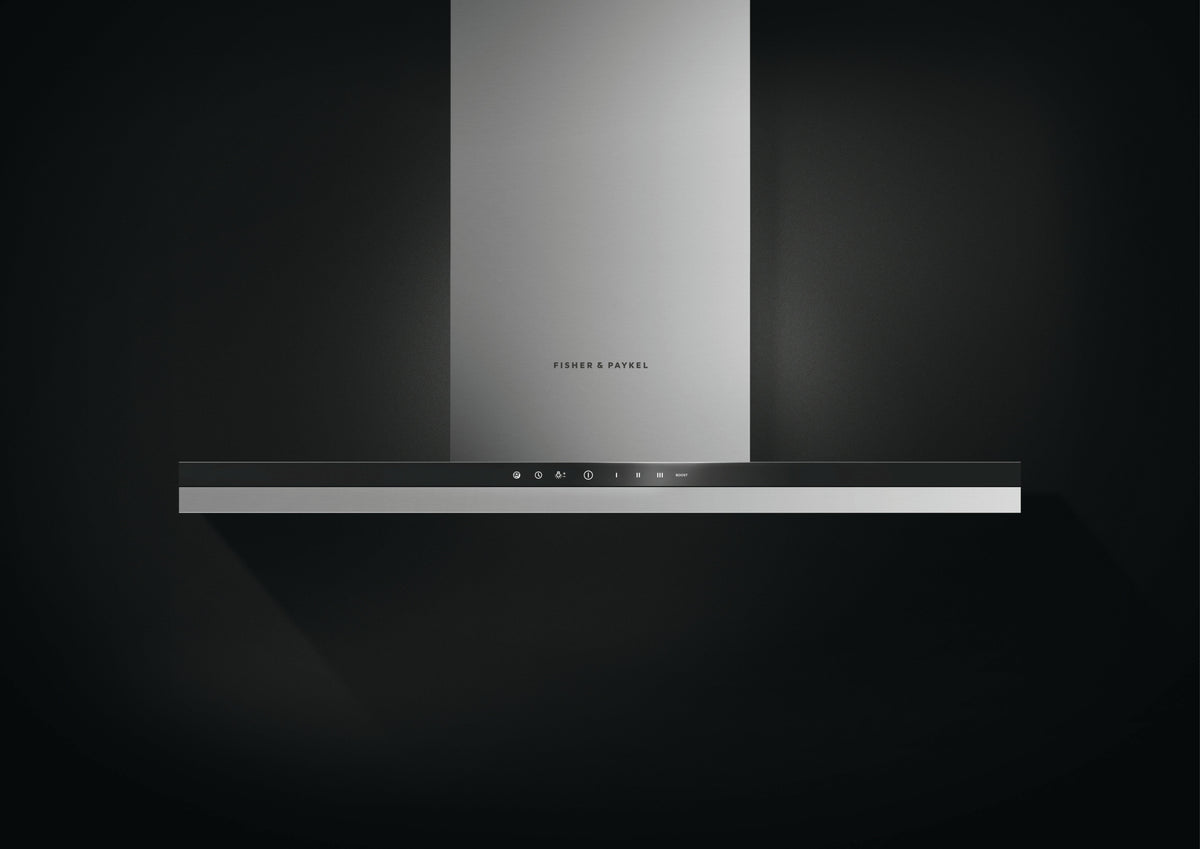 Fisher & Paykel Series 7 90cm canopy rangehood - Stainless steel - External motor, 4 speeds - HC90DCEXB3