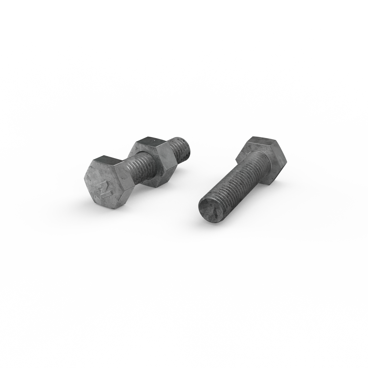 Zenith Hot Dip Galvanised Hex Head Bolts M10 x 40mm 25 Pack - SuperSaverAU - view 3
