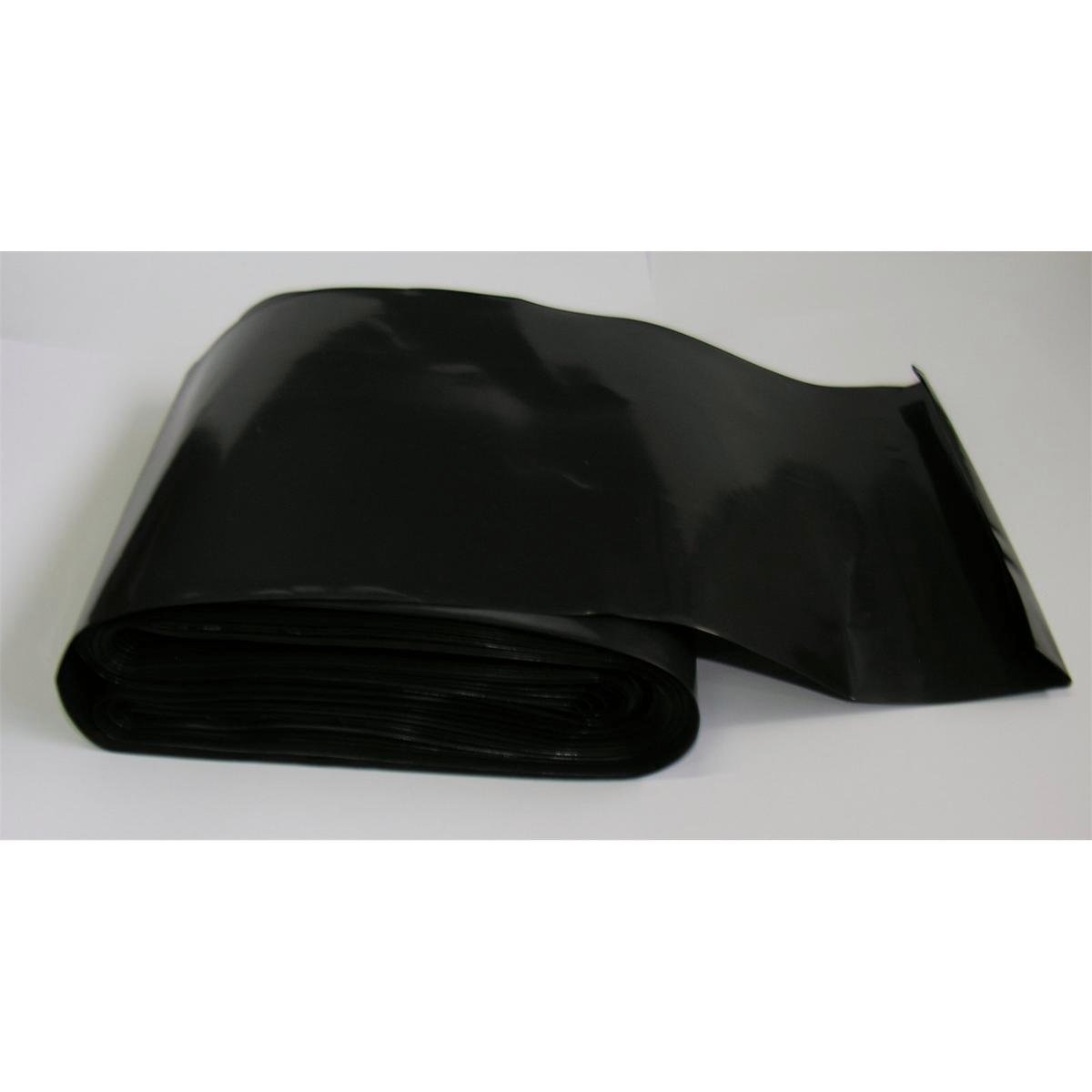 Art Plastics 90mm x 25m Temporary Downpipe Roll, Black Polyethylene for Construction Sites