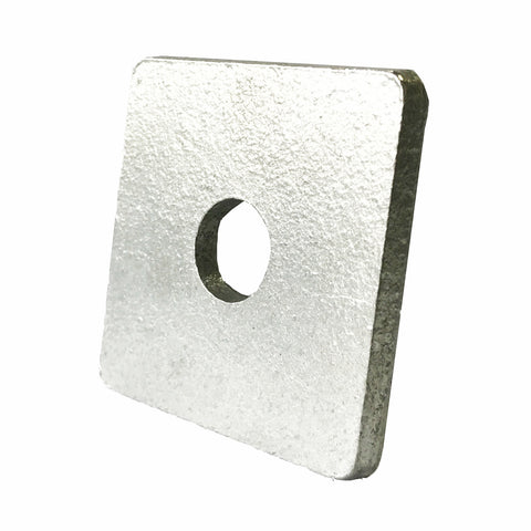 Macsim 50 x 50 x 5mm M16 Galvanised Steel Square Washer Single