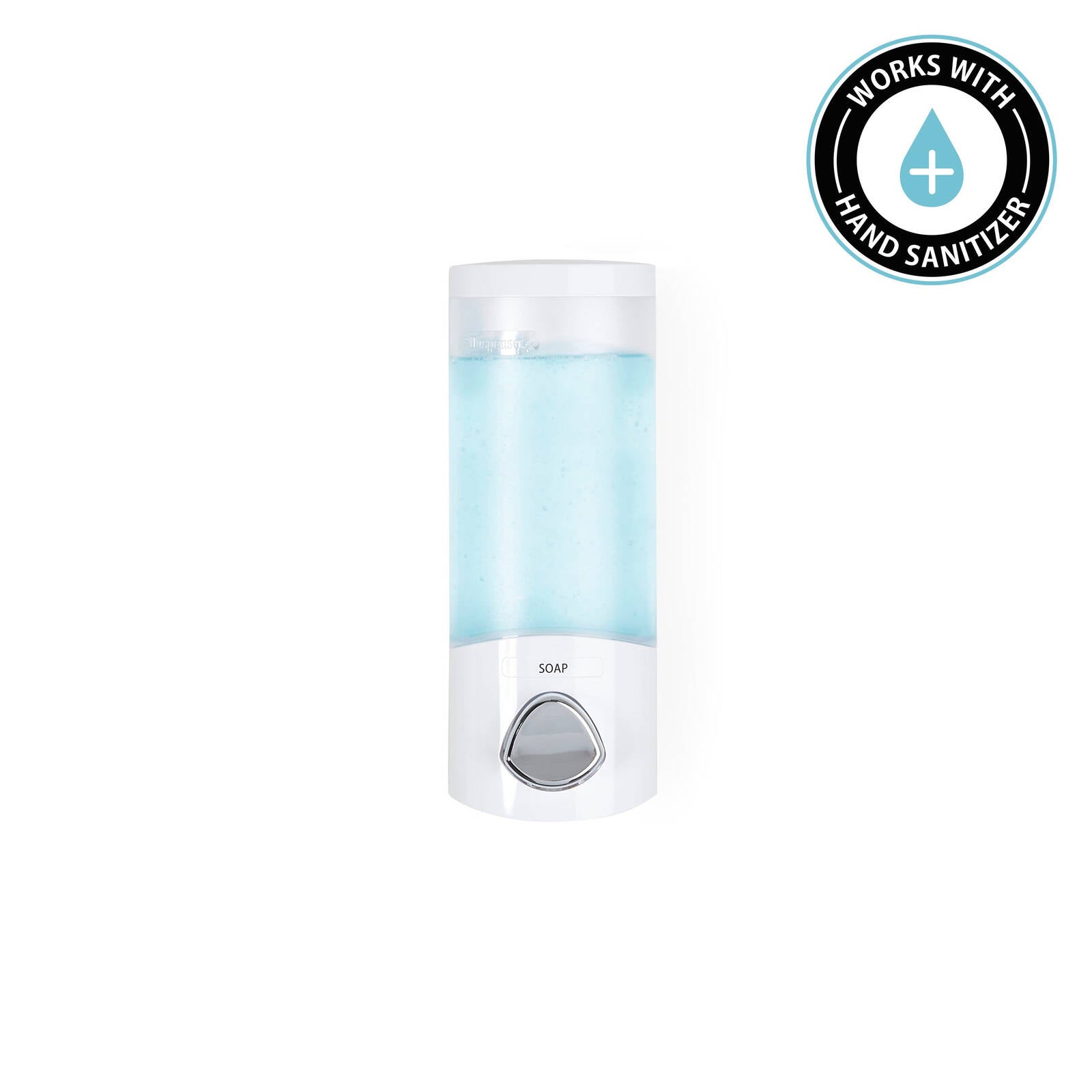 Better Living Uno 360ml Single Soap & Sanitiser Dispenser White
