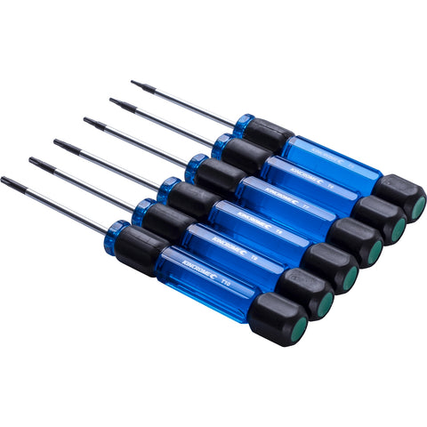 Kincrome 6 Piece Precision TORX Screwdriver Set Acetate Handle 65mm Shaft