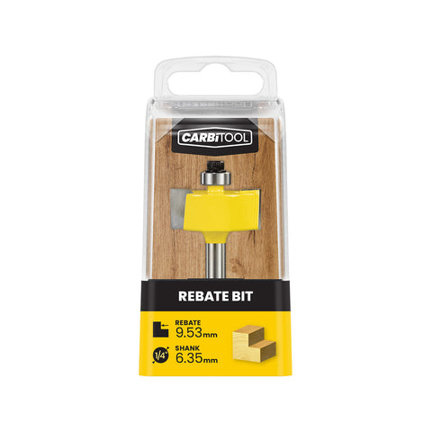 Carbitool 9.53mm RTR Router Bit, Double Flute