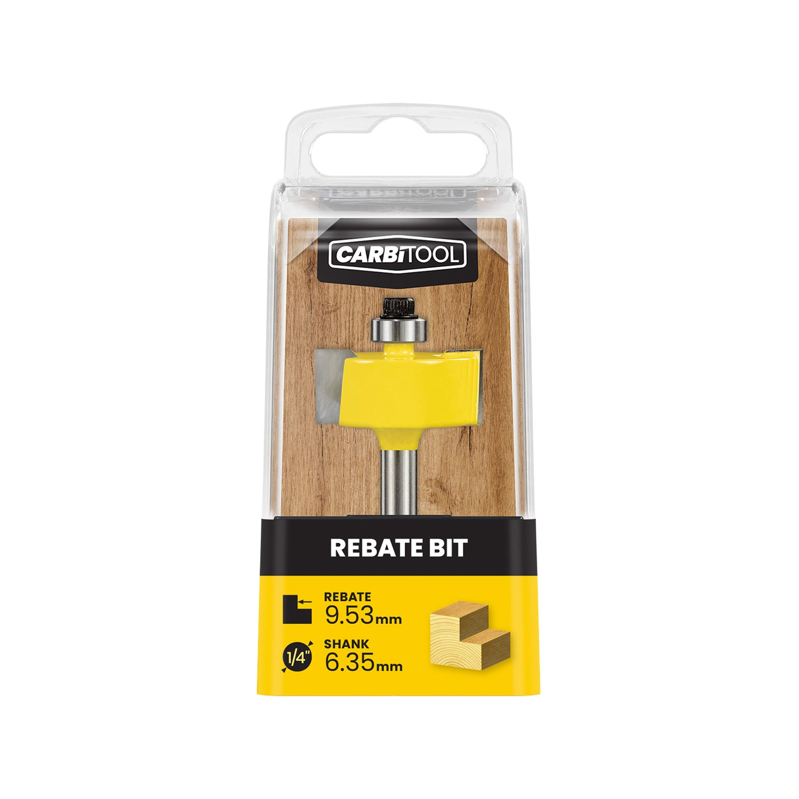 Carbitool 9.53mm RTR Router Bit, Double Flute