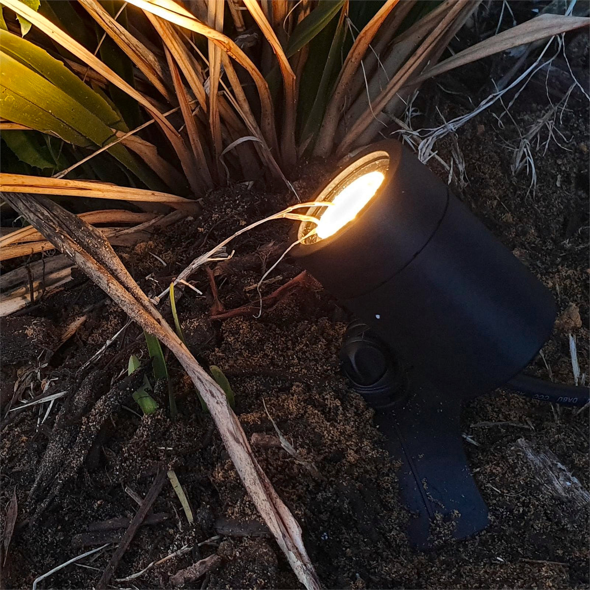 Elluminate Large Warm White Garden Spot Light - 3W 12V Adjustable Dusk to Dawn, Weather Resistant 20EL063