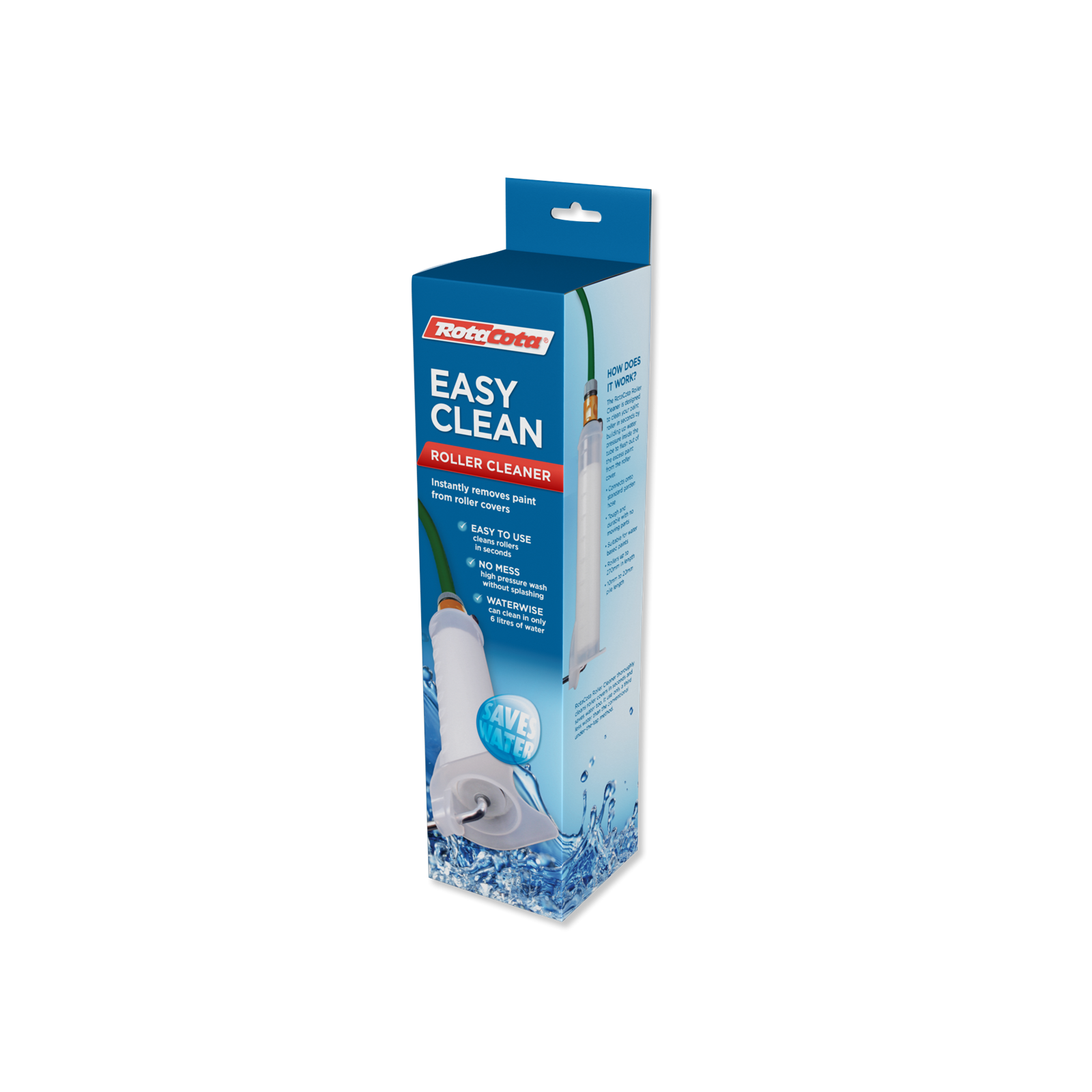 RotaCota Roller Cover Cleaner, Hose Connect, Cleans Covers to 270mm