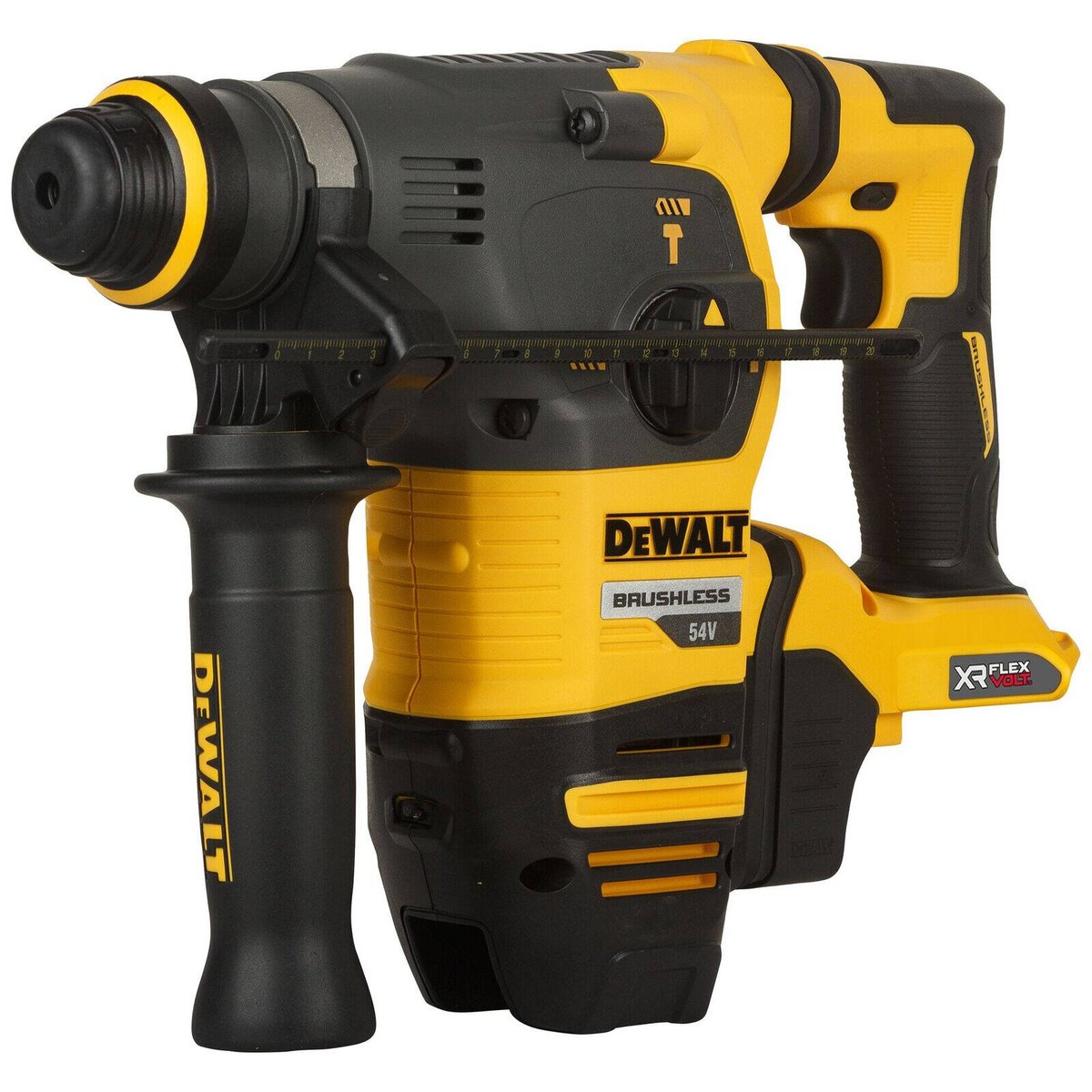 Dewalt 54V XR Flexvolt 30mm SDS Plus Hammer Drill DCH333NT-XJ - Cordless - 3.5 Joules Impact Energy - Anti-Rotation Control - SuperSaverAU - view 1