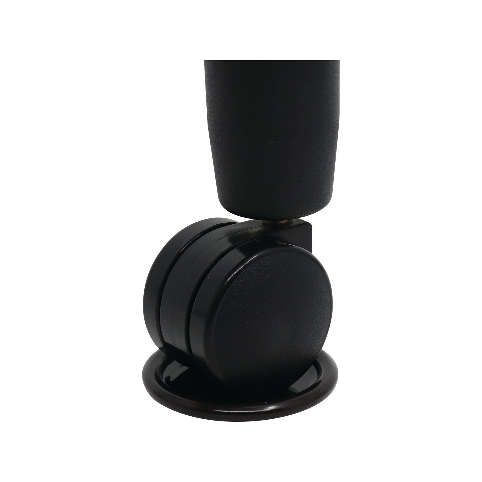 Surface Gard 51mm Brown Round Castor Cup Carpet Base - 4 Pack