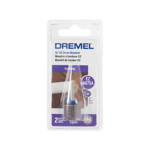 Dremel EZ Lock Sanding Drum Mandrel with 60 Grit Sanding Band (EZ407)