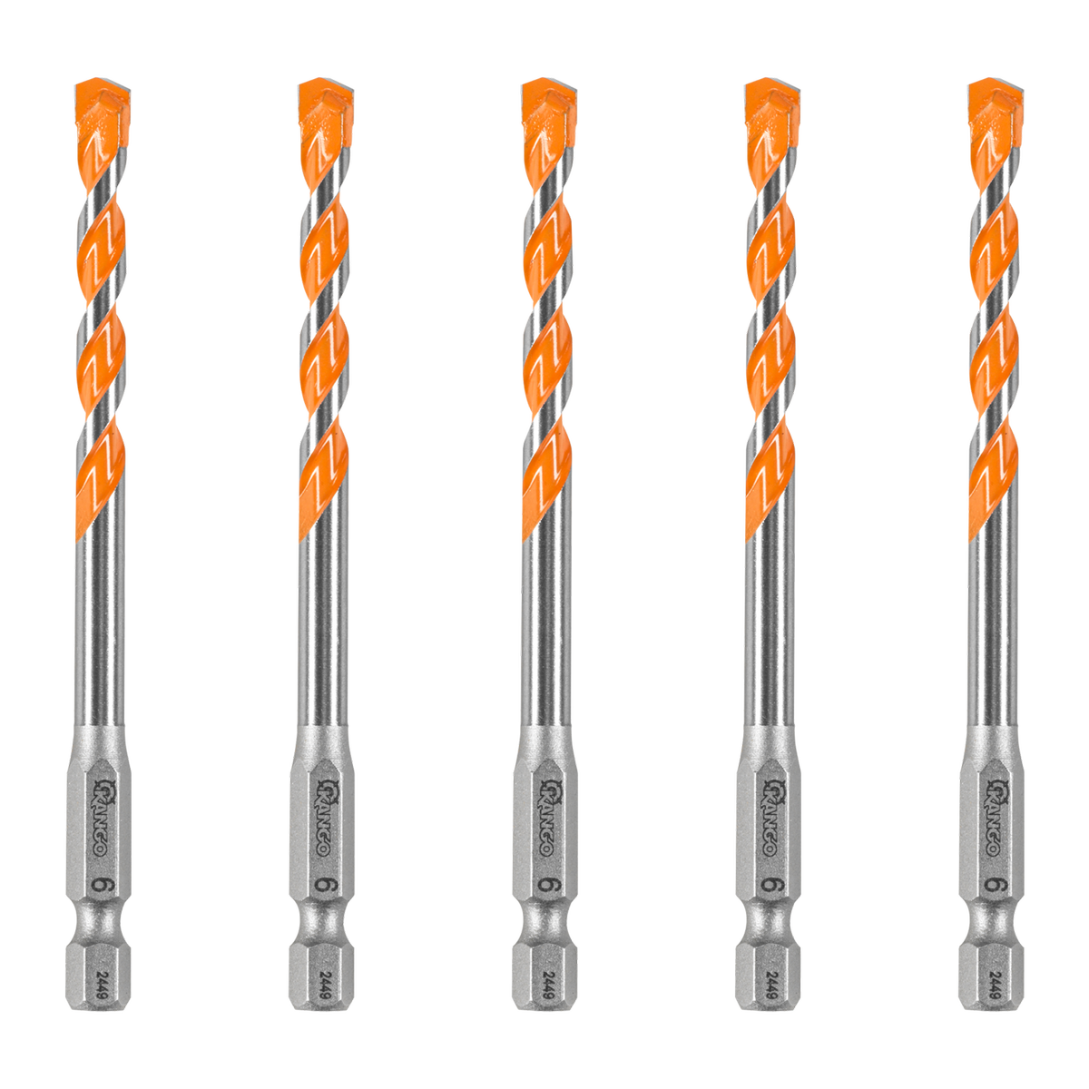 Kango Masonry Drill Bit 5 Pack - 6mm x 100mm - Durable Carbide Tip - SuperSaverAU - view 2