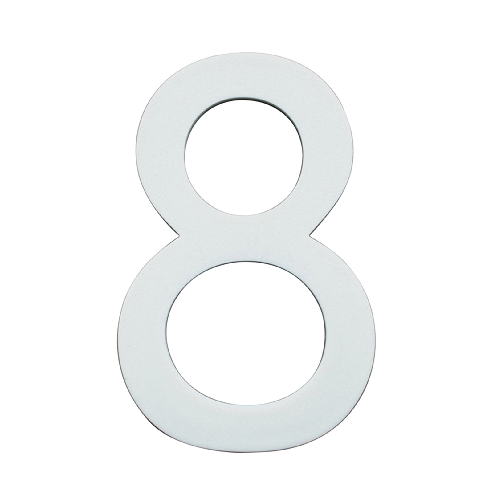 Sandleford 90mm Glow In The Dark Acrylic House Number 8 - Weather Resistant