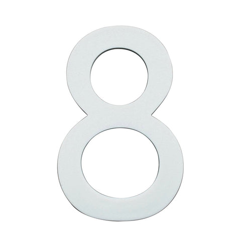 Sandleford 90mm Glow In Dark Acrylic House Number 8 - Durable - Weather Resistant - Easy To Install - SuperSaverAU - view 1