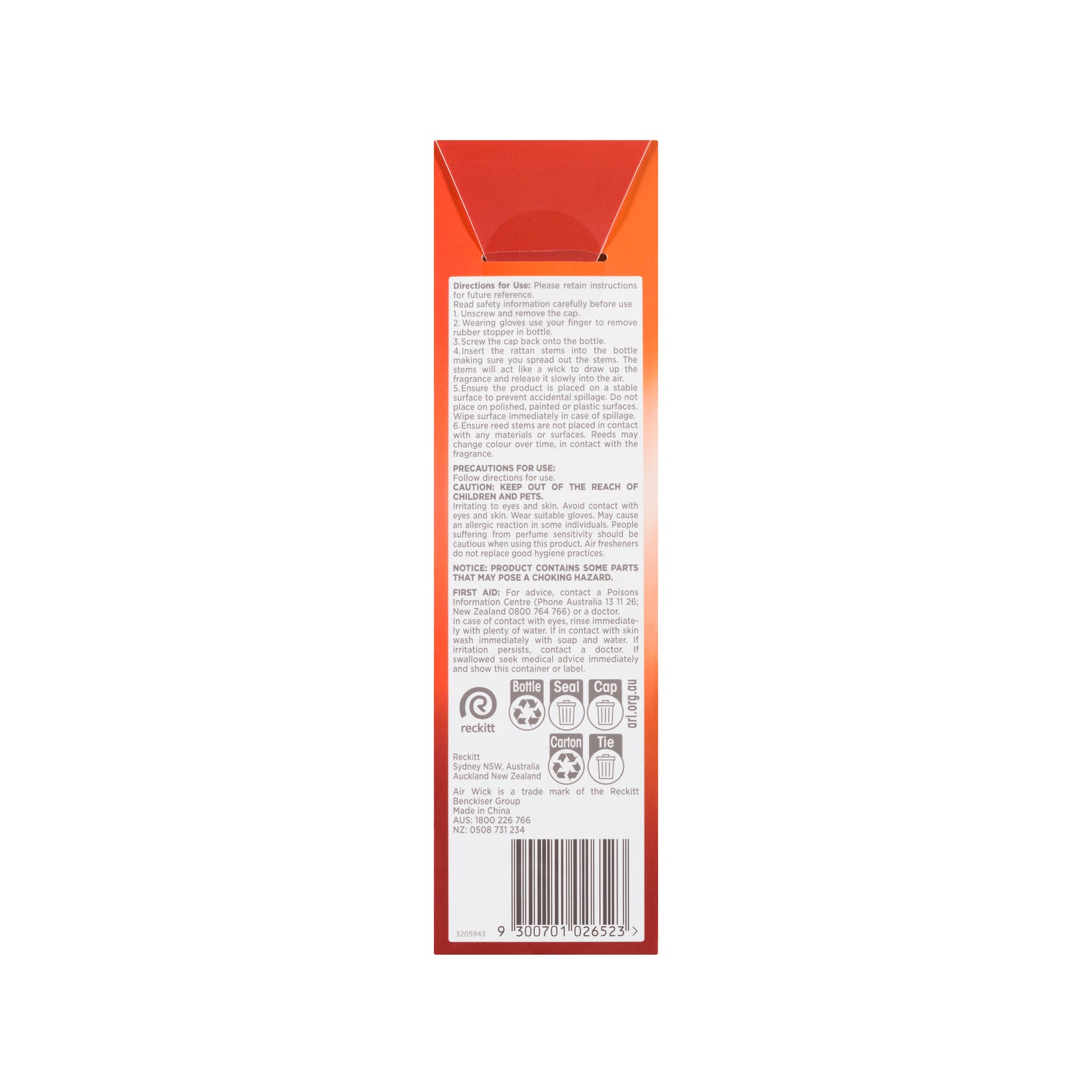 Air Wick 40ml Pear & Cinnamon Reed Diffuser