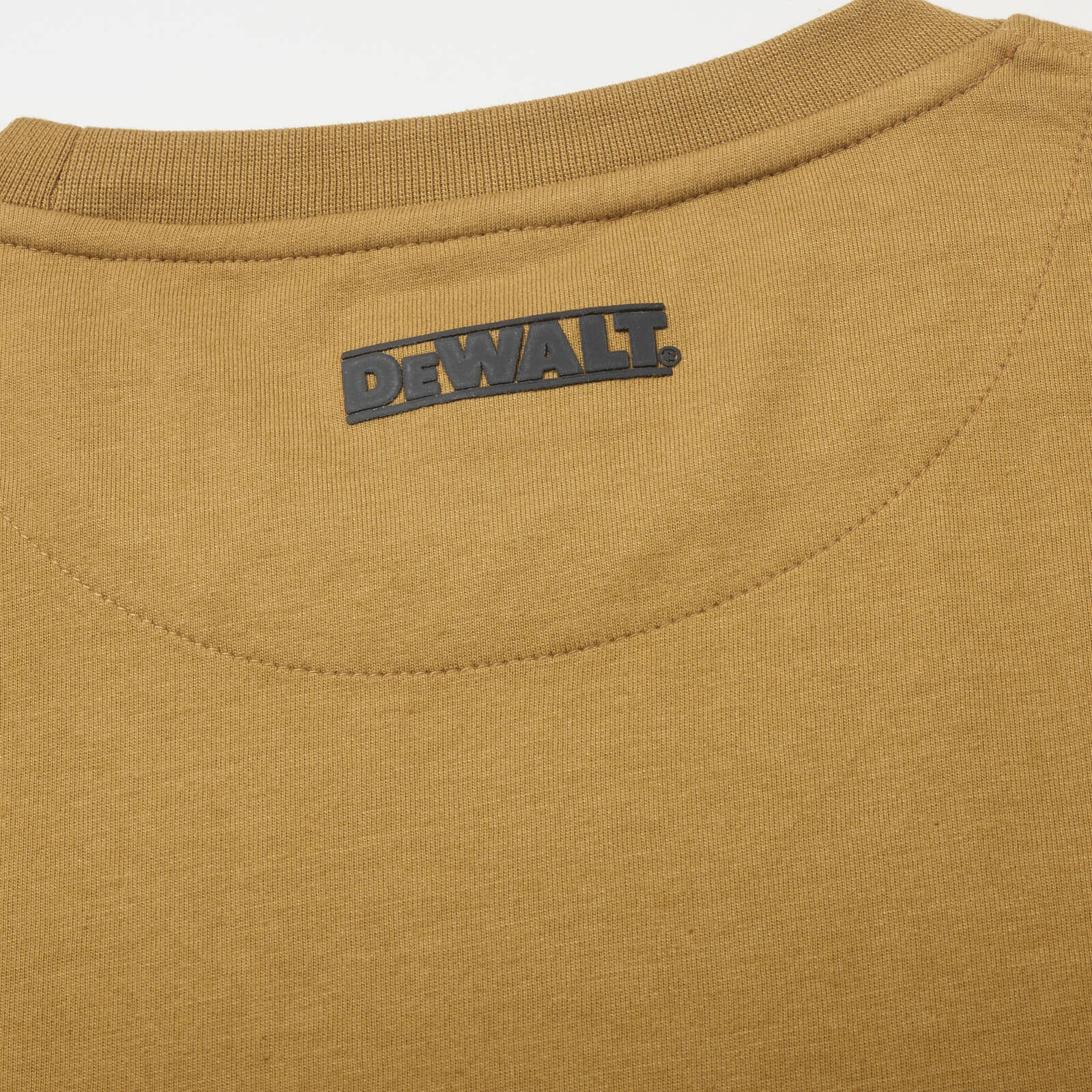 DeWALT Typhoon Crew Neck Work T-Shirt - Clay, Size M, Cotton/Polyester