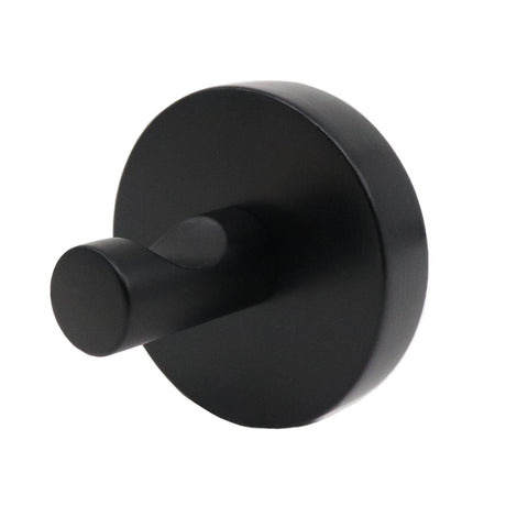 Adoored 50 x 50 x 45mm Black Timber Robe Deco Hook