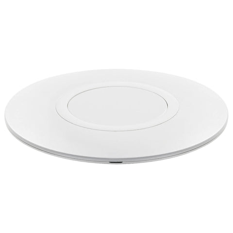 Click 10W Wireless Charger CLK1008B - White, Slim Qi Charging Pad with LED