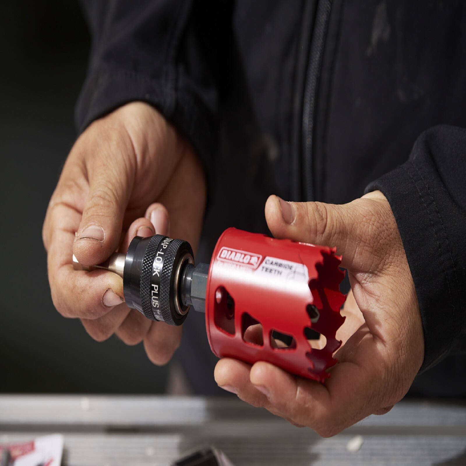 Diablo 7/16 inch Plastic Snap-Lock Plus Hole Saw Mandrel System