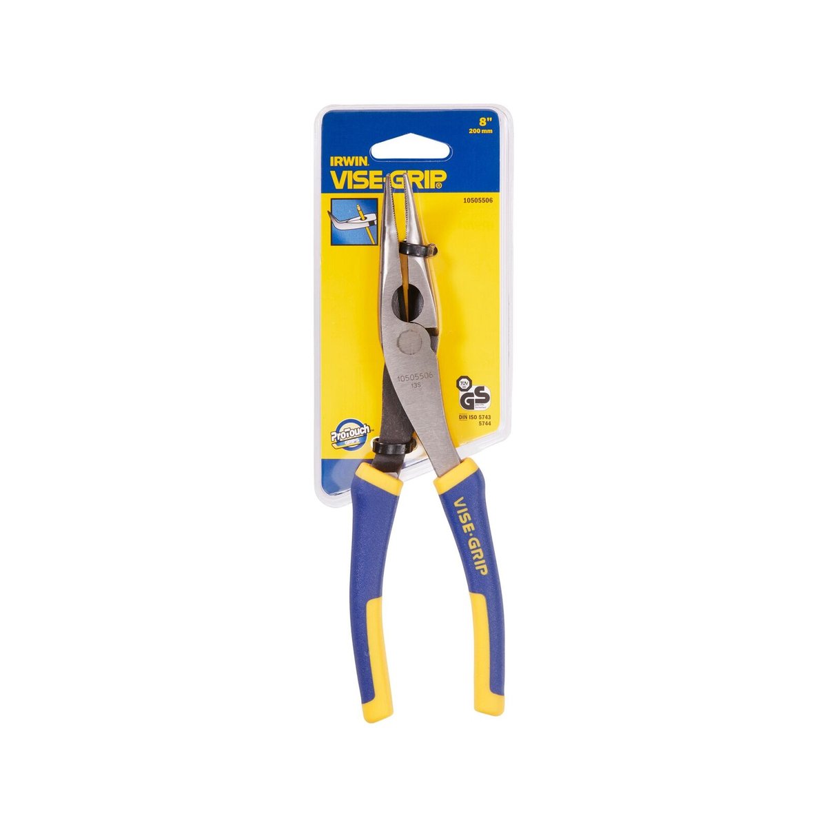 Irwin 200mm Vise Grip Bent Long Nose Pliers