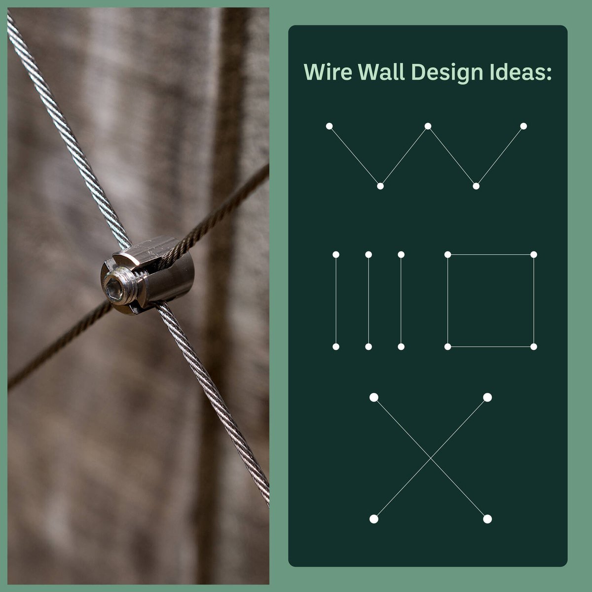 Garden Zen 5m Non Tensioned Wire Wall Plant Trainer Kit - 316 Stainless Steel - Durable Outdoor Support - SuperSaverAU - view 4