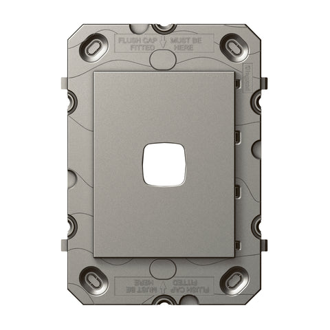 HPM ARTEOR 1 Gang Wall Switch Grid, Magnesium 128mm x 91mm Indoor