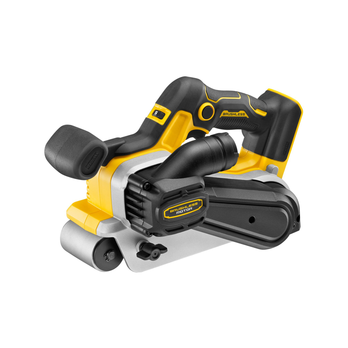 DeWalt 18V Brushless Cordless Belt Sander DCW220N-XJ - 230mm x 170mm x 340mm - Variable Speed Control - Quick Release Belt Change - SuperSaverAU - view 3