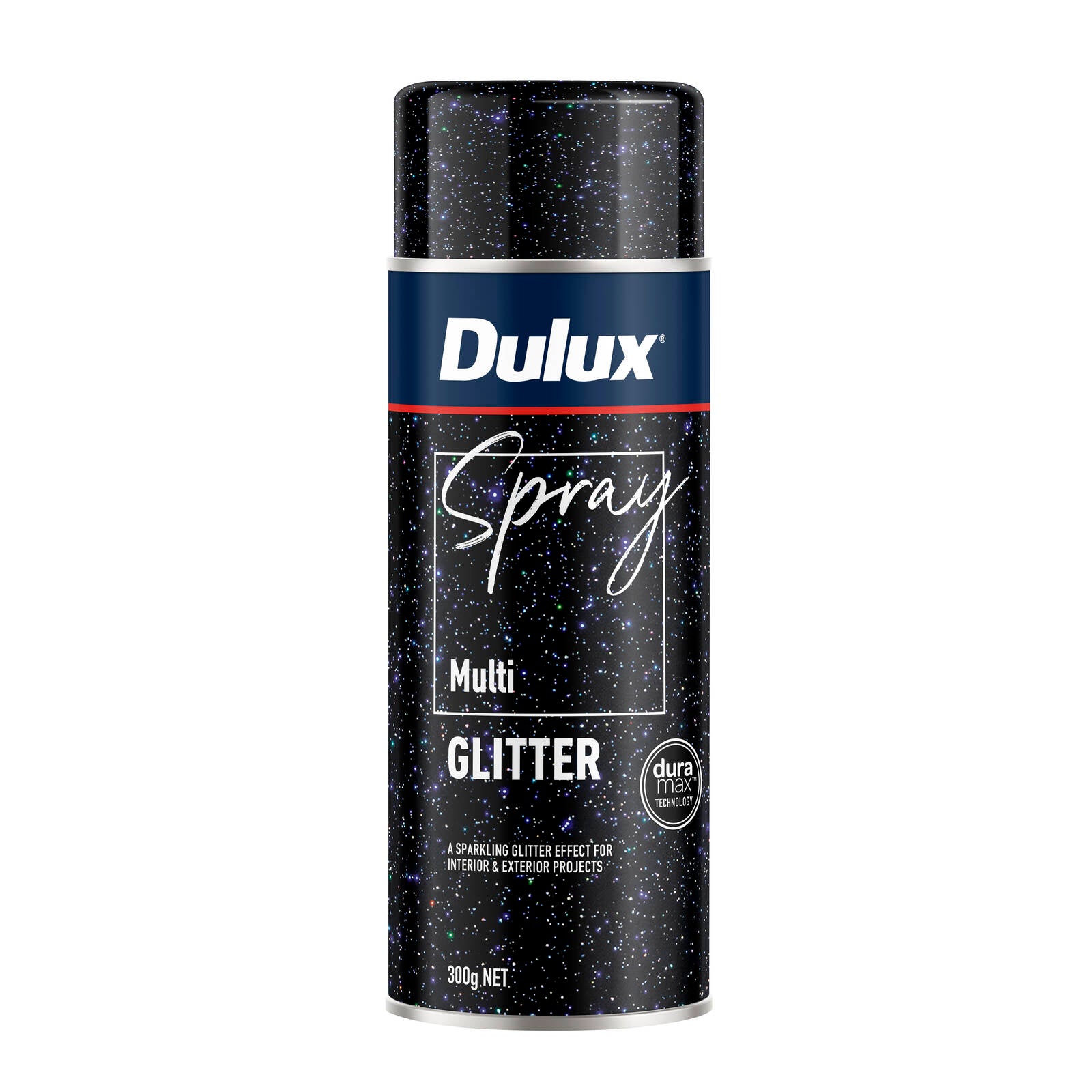 Dulux 300g Multi Glitter Effects Spray Paint for Craft & Decoration