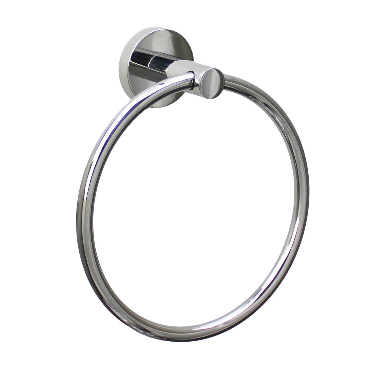 Barelli Toscana Towel Ring - Polished Chrome - 200mm x 150mm - Durable Design - SuperSaverAU - view 1