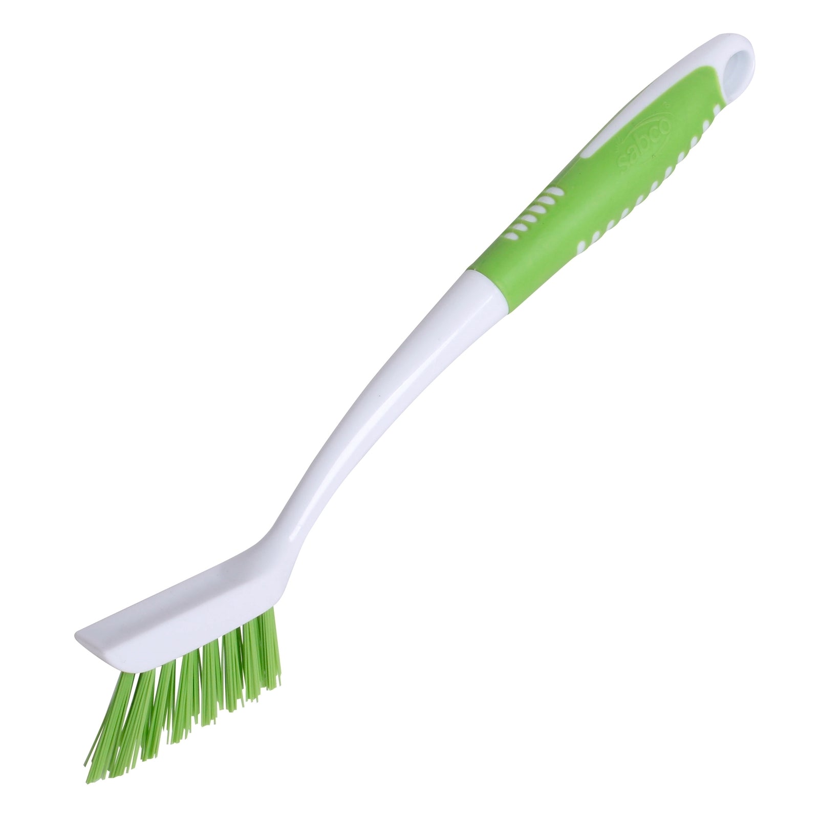 Sabco Soft Grip Grout Brush 30mm, Nylon Bristles & Built-In Scraper