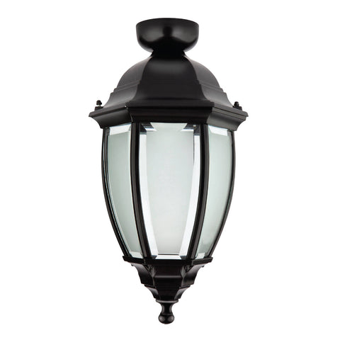 Brilliant Lighting Cambridge DIY Black Ceiling Mount Coach Light B22 Outdoor 17423/06