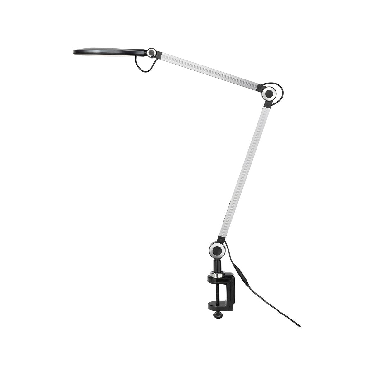 Brilliant Lighting 107cm Black Thrive Tone Changing LED Adjustable Clamp Lamp 10W