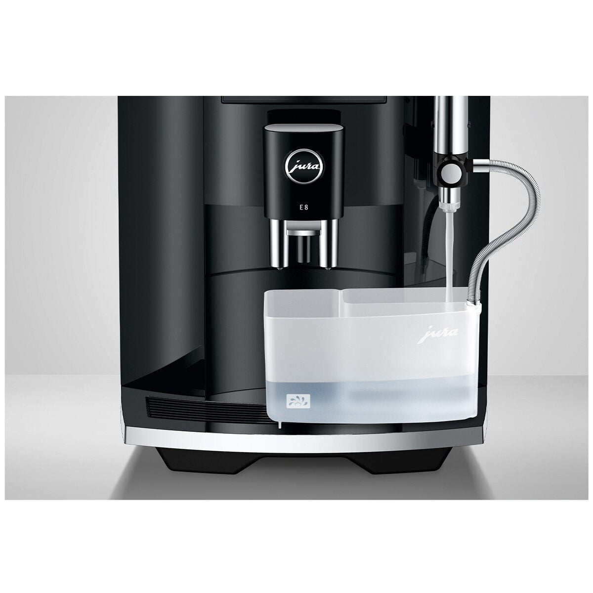 Jura E8 Automatic Coffee Machine - Up to 17 Specialty Coffees, 3.5-Inch Display - 15661