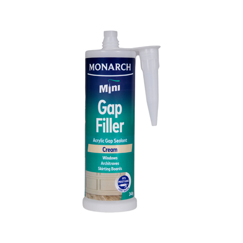 Monarch Mini Gap Filler 240g Cream - Acrylic Sealant for Gaps & Joins