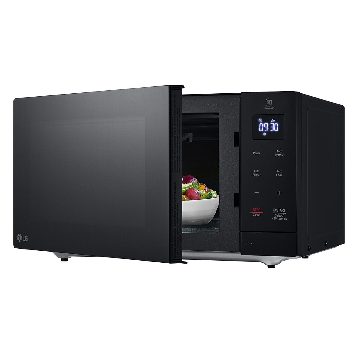 LG NeoChef 30L EasyClean Microwave Oven - 900W, Black, Touch Controls - MS3036NPB