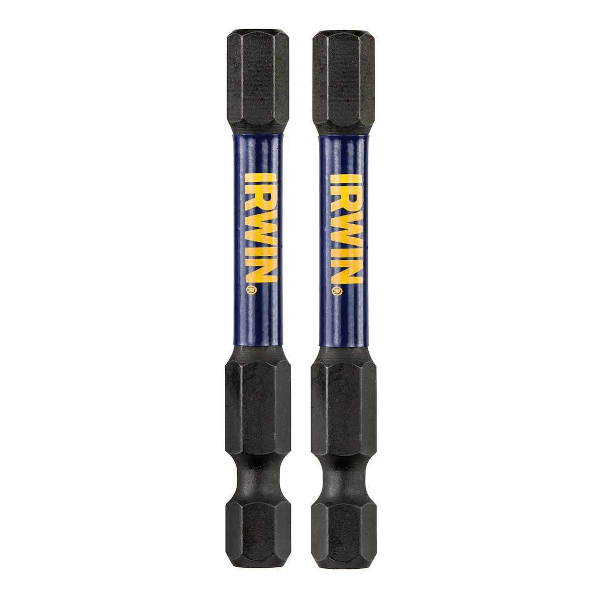 Irwin Impact Pro Performance 57mm Hex 6 Screwdriver Bit 2 Pack