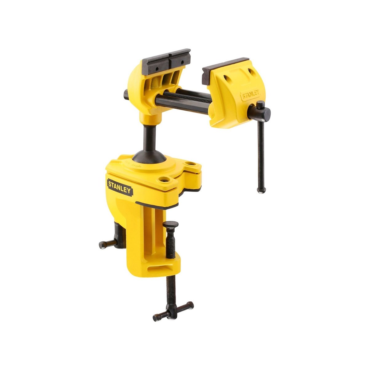 Stanley Multi Angle Hobby Vice 70mm Jaw Swivel Ball with Clamp Mount