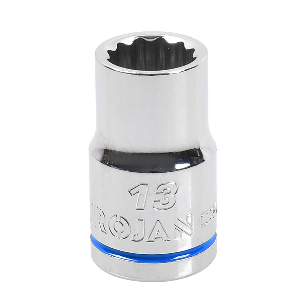 Trojan 13mm Socket 1/2" Drive Chrome Vanadium 12 Point