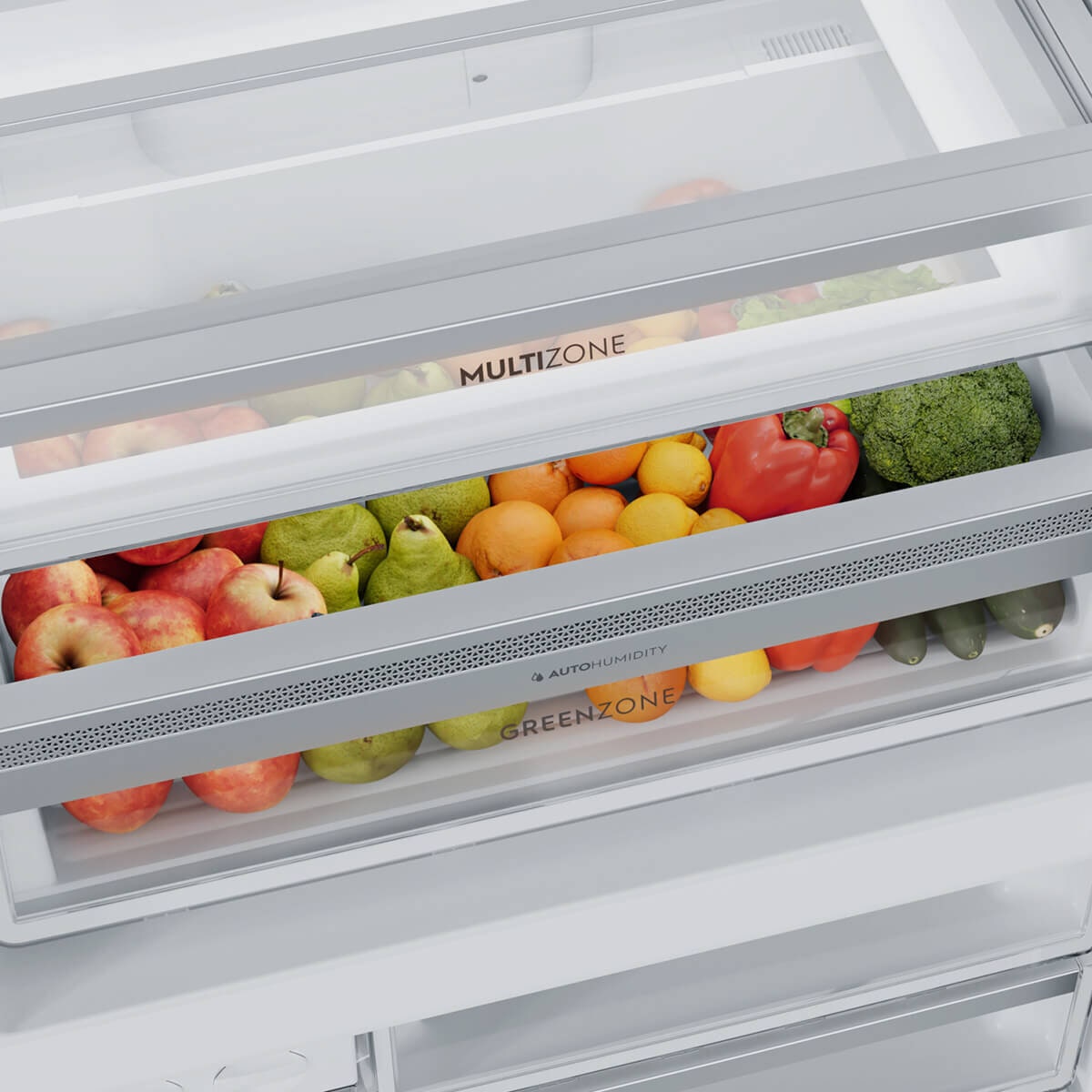 Electrolux 496L bottom mount fridge - stainless steel, FresherAir filter, Cooling360 - EBE5002SE-X