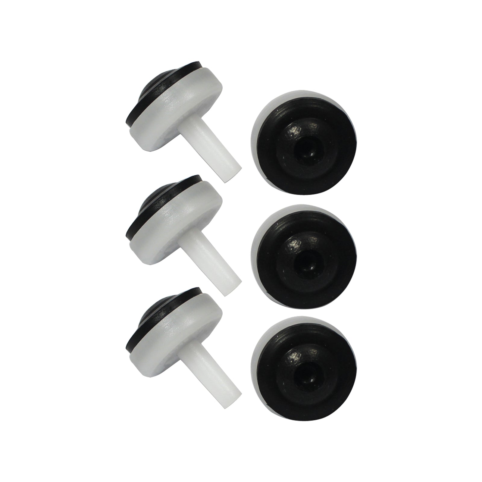 FIX-A-TAP 13mm 1/2" Leaklock Tap Valve 6 Pack - Nylon, Leak-Free Seal