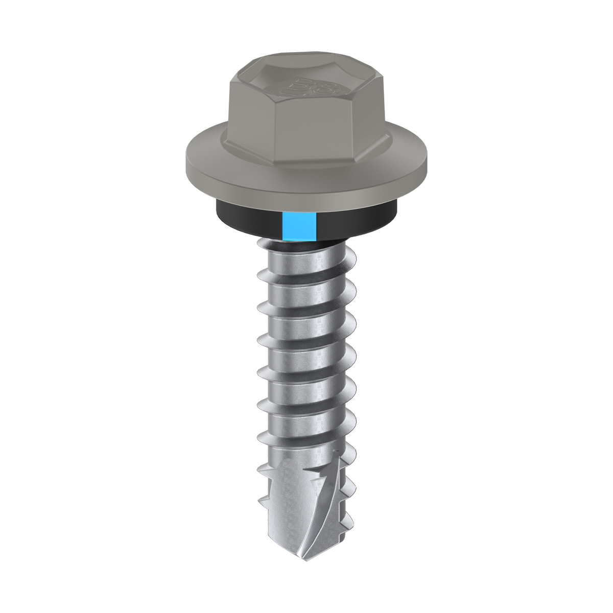 Bremick Vortex Plus Cladding Screw 6.2 x 25mm Hex B8 Dune Box 100 - Watertight Seal - Full Threaded - SuperSaverAU - view 3