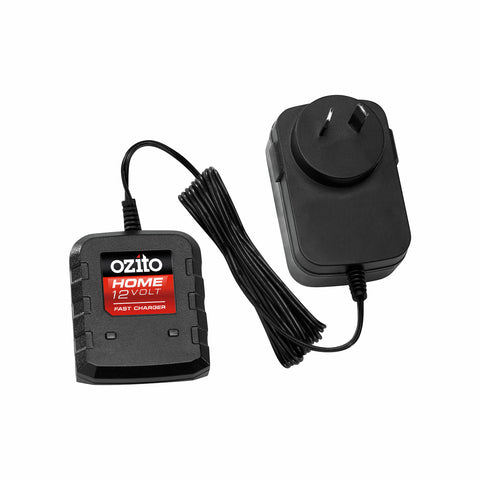 Ozito Home 12V Fast Charger 60min Plastic ZLCG-112