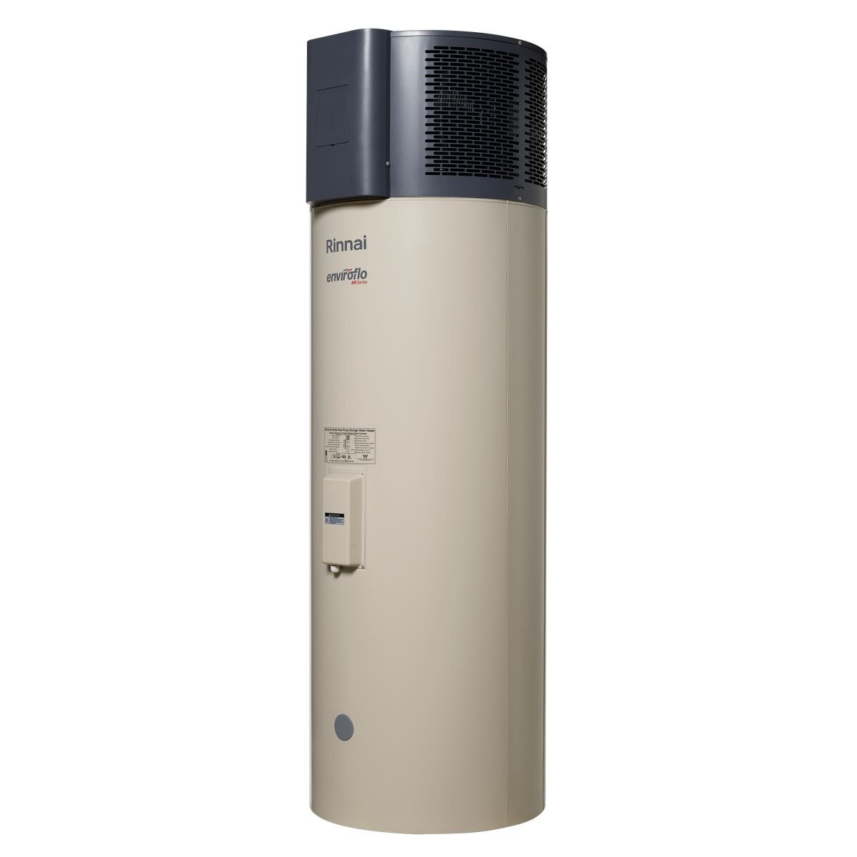 Rinnai Enviroflo 300L heat pump hot water system - hard water series, R290, Wi-Fi, 45dB - EHPA300VMH