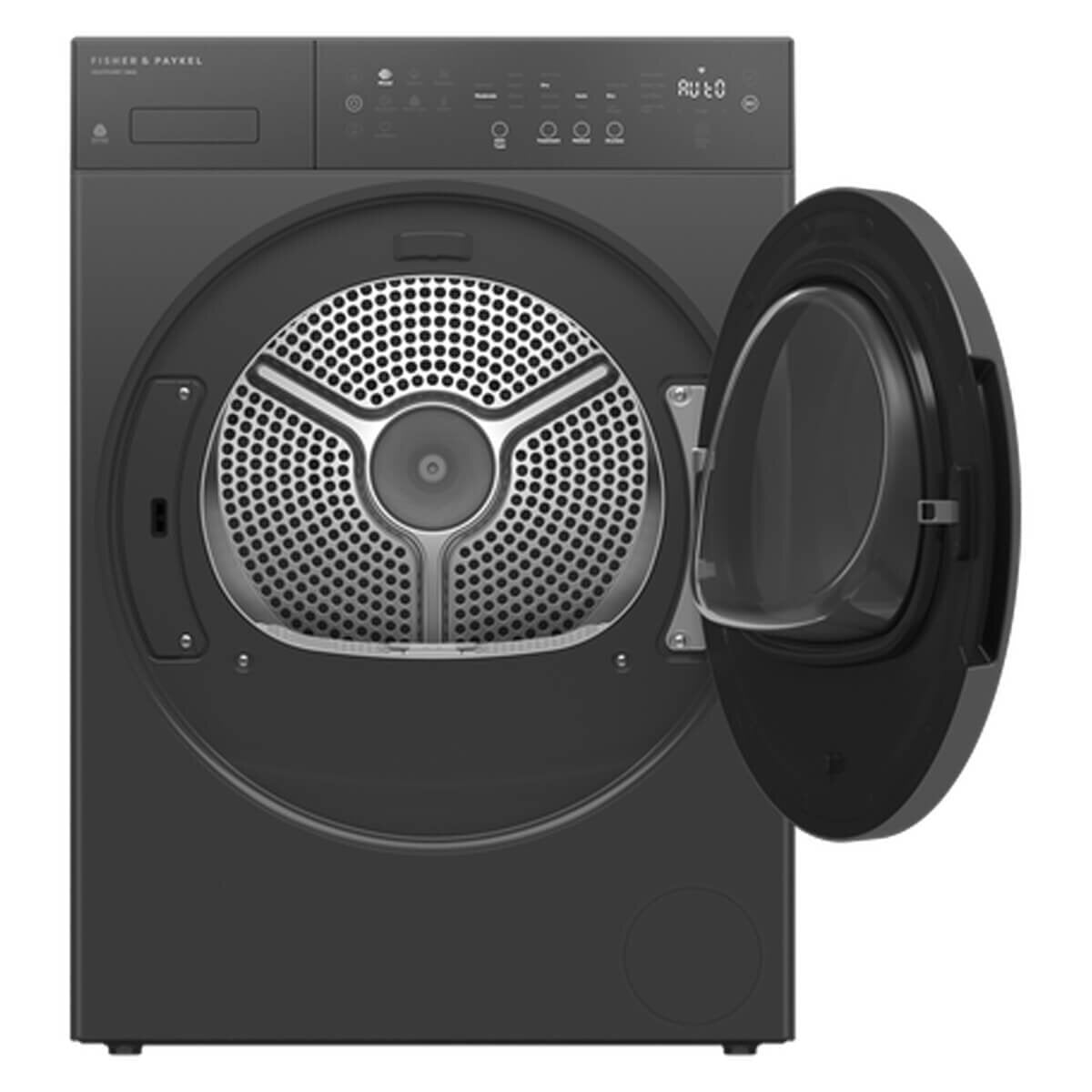 Fisher & Paykel Series 5 10kg Front Load Washer & 8kg Heat Pump Dryer - Graphite - WH1060PG5DH8060PG5