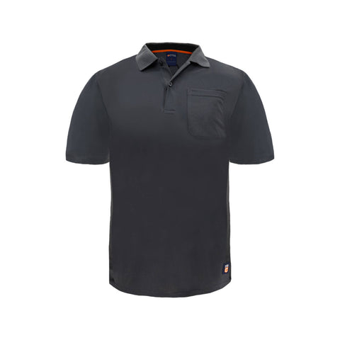 Citeco Grey Dry Fit Short Sleeve Polo - Lightweight Polyester, Men's Large