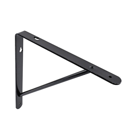 Carinya Black Heavy Duty Studio Stayed Bracket 200mm Steel 125kg - SuperSaverAU - view 1