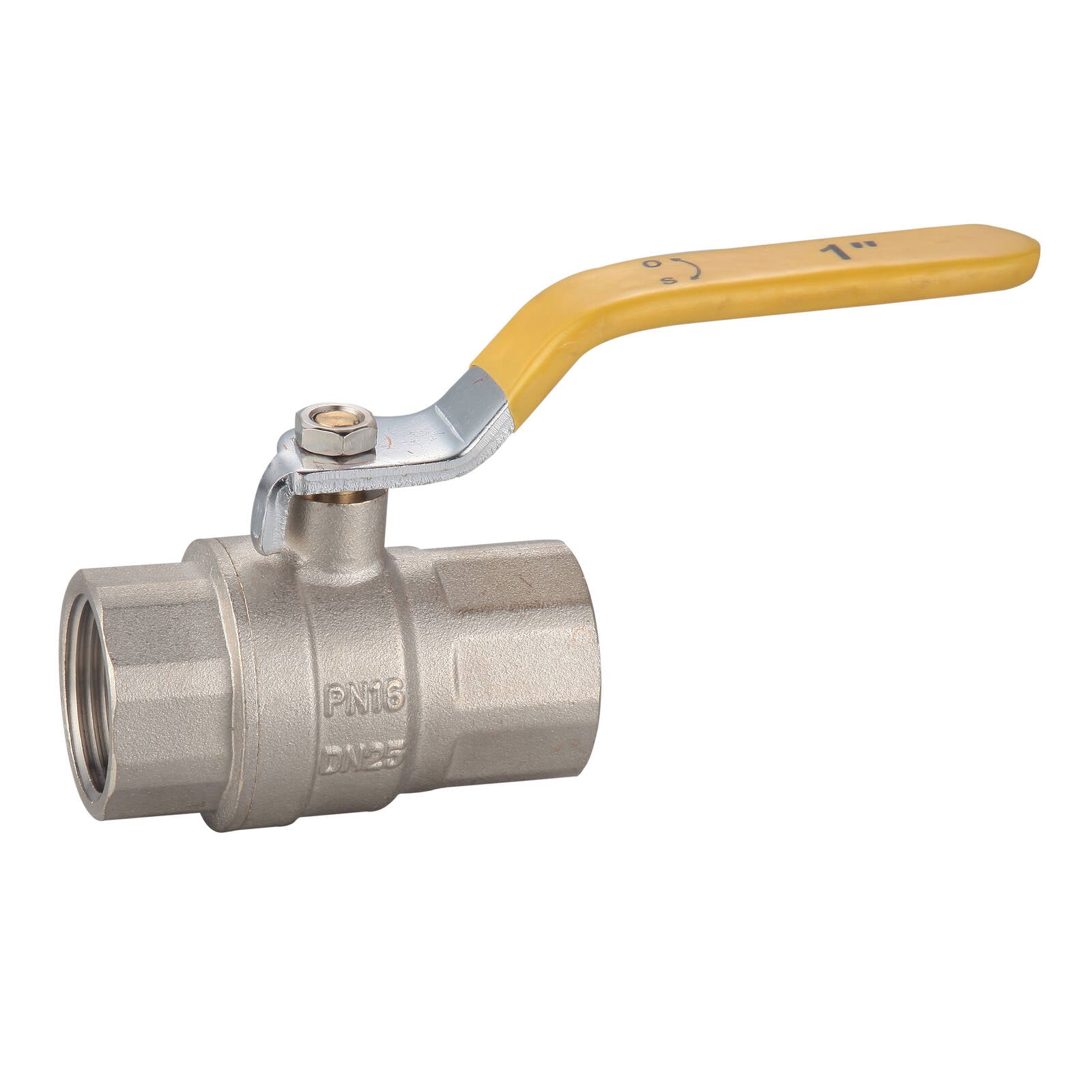 Kinetic 25mm Lever Handle Gas Ball Valve, Lead Free Brass, Quarter-Turn