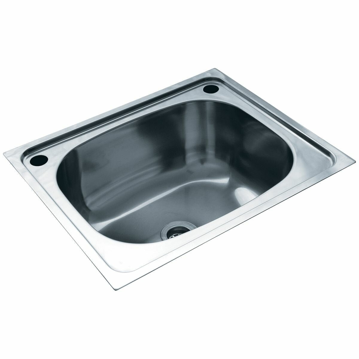 Franke Deluxe single bowl inset laundry tub - topmount stainless steel with hidden overflow - DLT610/B